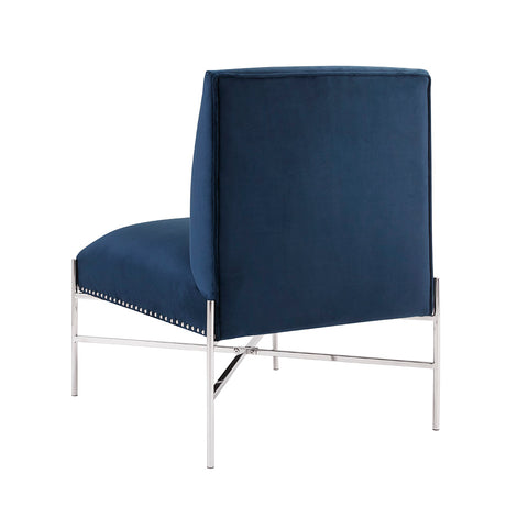 Barrymore Blue Velvet- Accent Chair XC