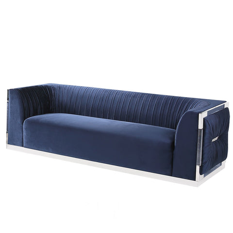 Paloma Blue Velvet- Sofa XC