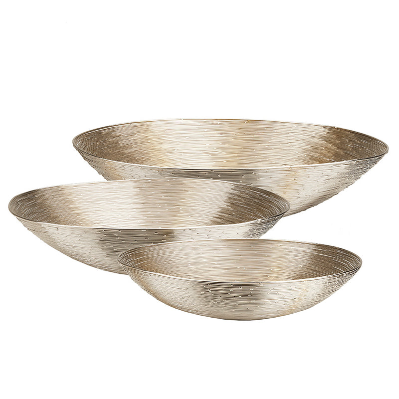 Wire Decorative -Bowl XC (Set Of Three)