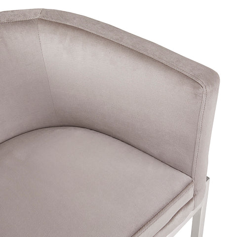 Anton Grey Velvet- Accent Chair XC