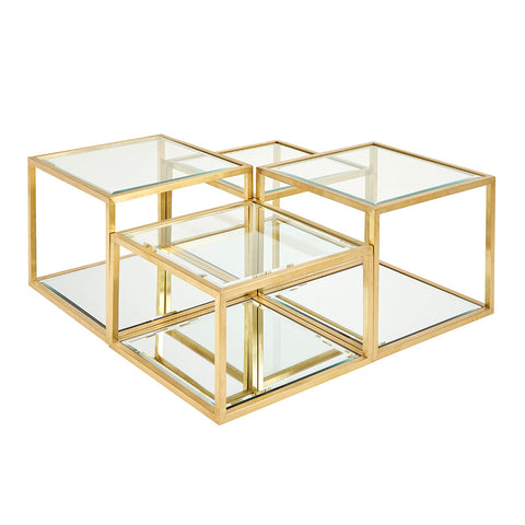 Multi-Level Gold- Coffee Table XC