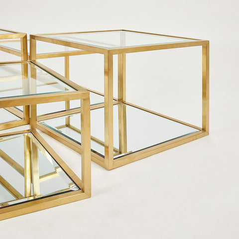 Multi-Level Gold- Coffee Table XC