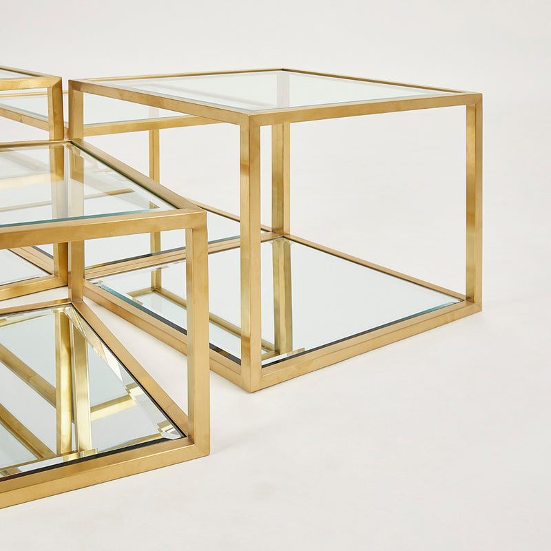 Multi-Level Gold- Coffee Table XC