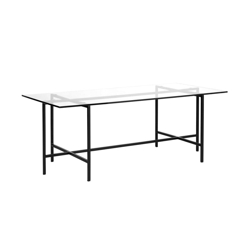 Ida Black Glass Top- Coffee Table XC