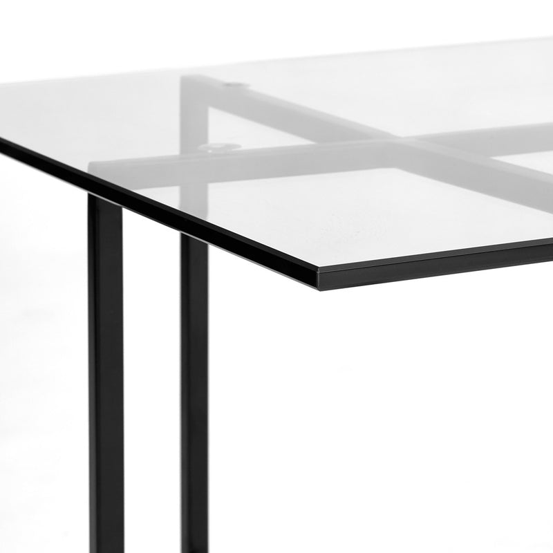 Ida Black Glass Top- Coffee Table XC