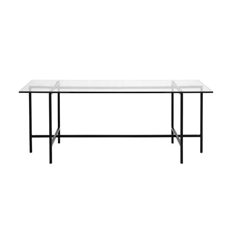 Ida Black Glass Top- Coffee Table XC