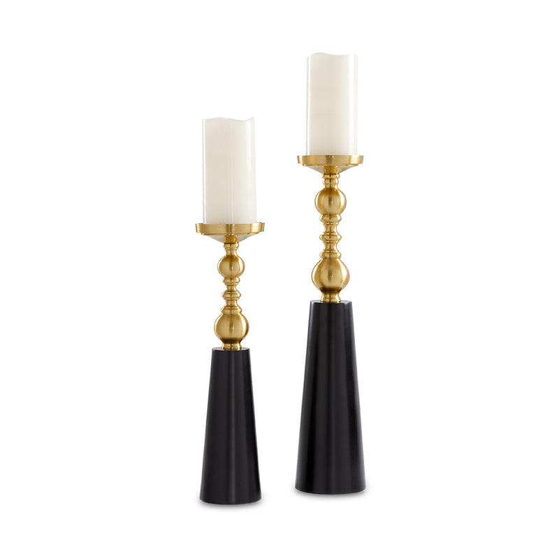 Emilia Spool- Candle Holder (Set of Two)