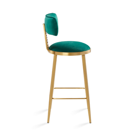 Parma Emerald Velvet- Counter Chair XC