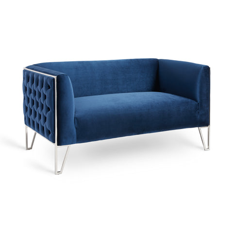 Vermont Blue Velvet - Love Seat XC