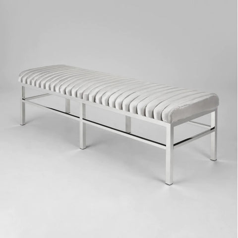 Channel Grey Velvet- Bench XC