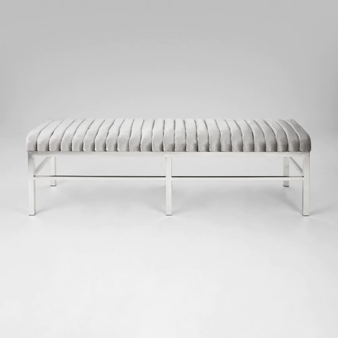 Channel Grey Velvet- Bench XC