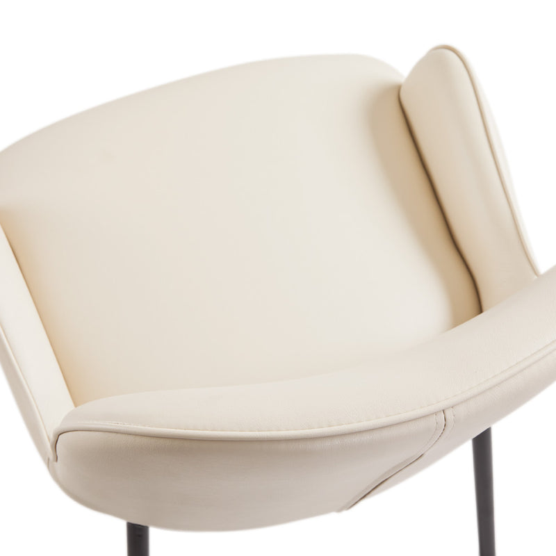 Bennett Taupe Leatherette-Dining Chair XC