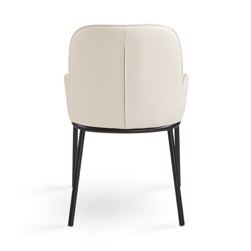 Bennett Taupe Leatherette-Dining Chair XC