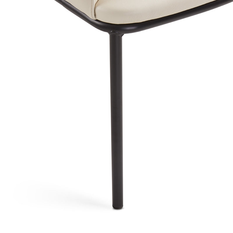 Bennett Taupe Leatherette-Dining Chair XC