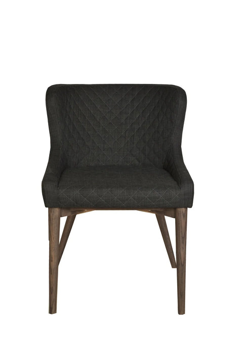 Mila Dark Grey -Dining Chair (Set of Two)