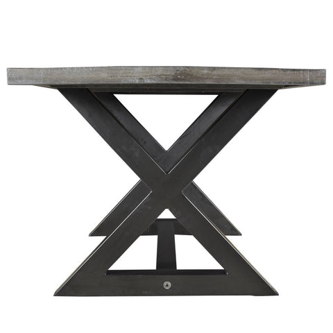 Zax Rectangular Distressed Grey -Dining Table WW