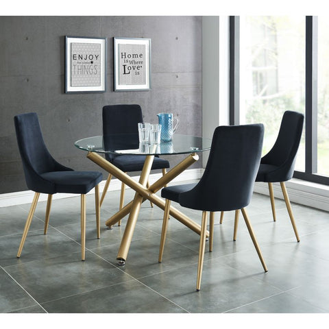 Carmilla Aged Gold -Dining Table WW