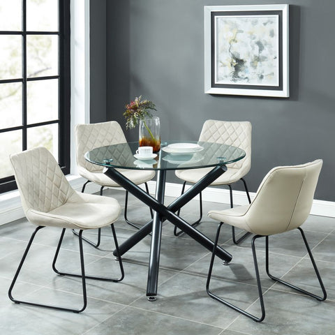 Suzette Black -Dining Table WW