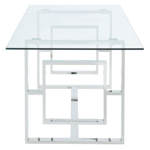 Eros Rectangular Silver-Dining Table WW