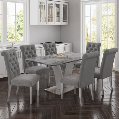 Napoli Rectangular Light Grey -Dining Table WW