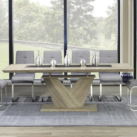 Eclipse Extension Washed Oak -Dining Table WW