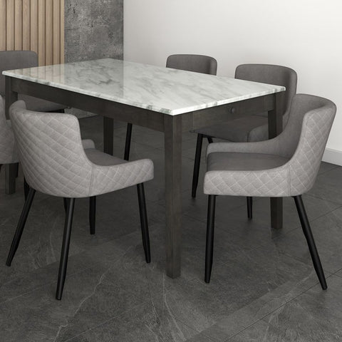 Bianca Grey -Dining Chair WW (Set Of Two)