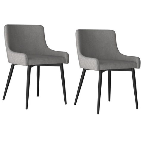 Bianca Grey -Dining Chair WW (Set Of Two)