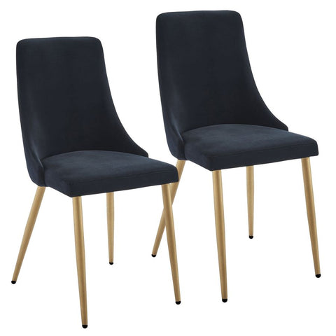 Carmilla Black - Dining Chair WW (Set Of Two)