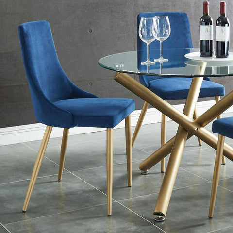 Carmilla Blue- Dining Chair WW (Set Of Two)