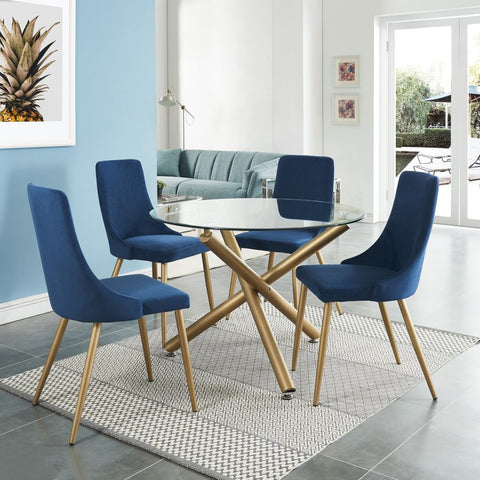 Carmilla Blue- Dining Chair WW (Set Of Two)