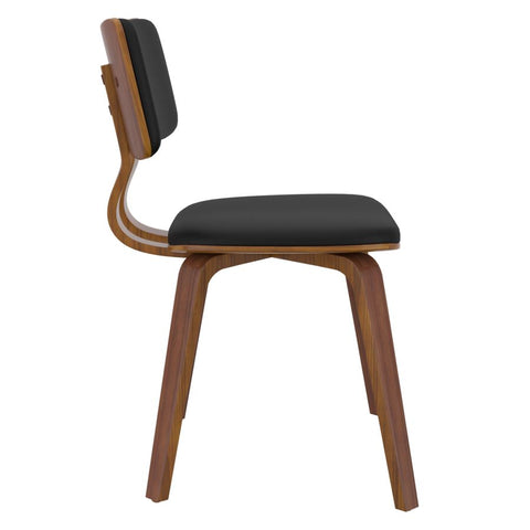 Zuni Black Faux Leather-Dining Chair WW