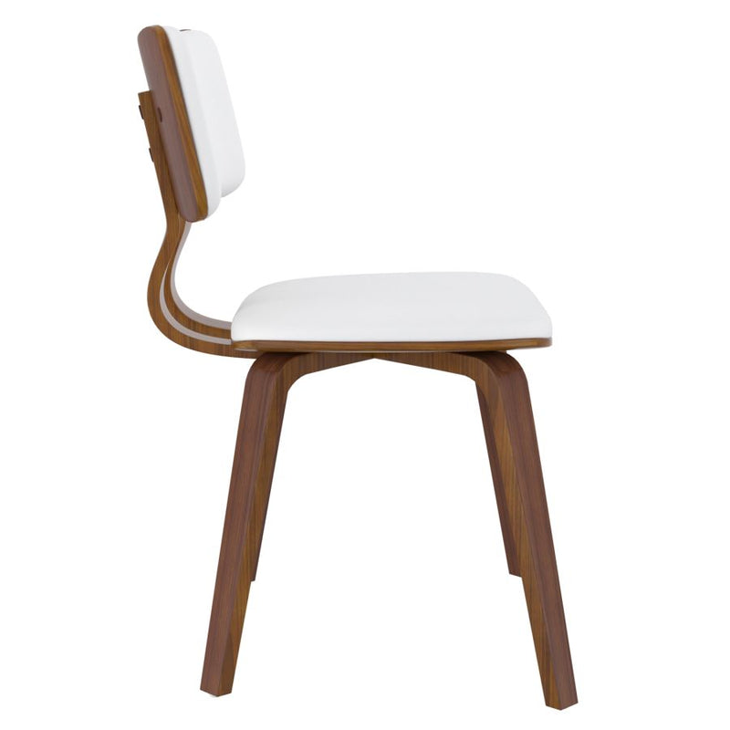 Zuni White Faux Leather-Dining Chair WW