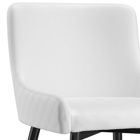 Xander White Faux Leather -Dining Chair WW (Set Of Two)