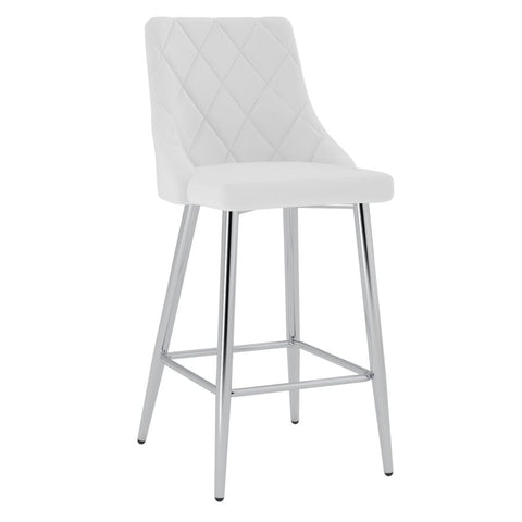 Devo White -Counter Chair WW (Set Of Two)