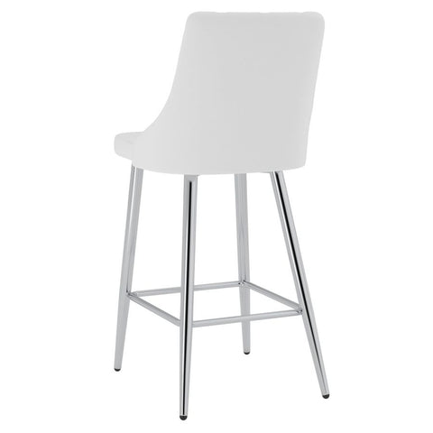 Devo White -Counter Chair WW (Set Of Two)