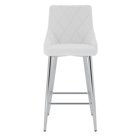 Devo White -Counter Chair WW (Set Of Two)