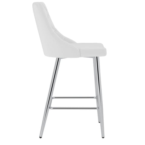 Devo White -Counter Chair WW (Set Of Two)