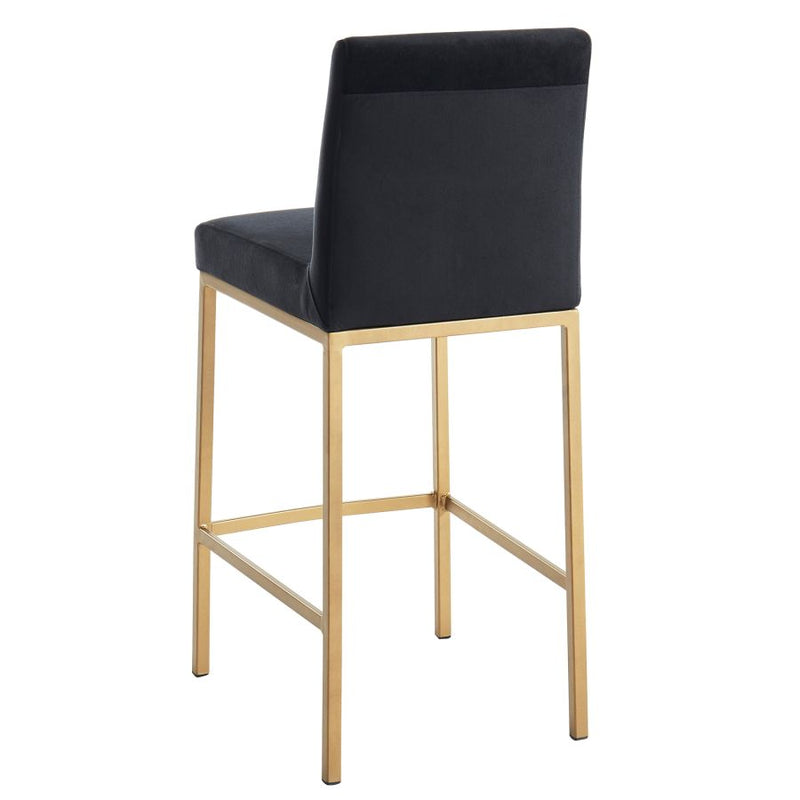 Diego Black -Counter Chair WW (Set Of Two)