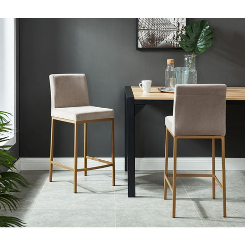 Diego Grey -Counter Chair WW (Set Of Two)