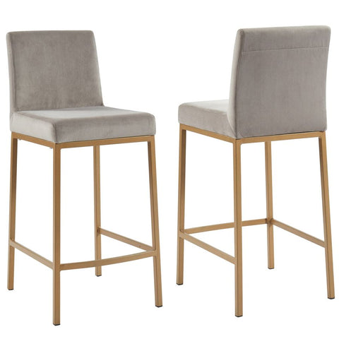 Diego Grey -Counter Chair WW (Set Of Two)