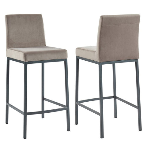 Diego Grey With Grey Legs  -Counter Chair WW (Set Of Two)