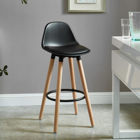 Diablo Black - Counter Chair WW (Set Of Two)