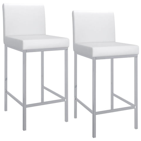 Porto White - Counter Chair WW (Set Of Two)