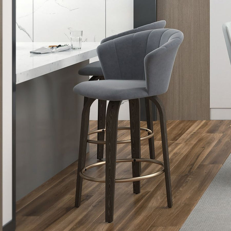 Tula Grey - Counter Chair WW