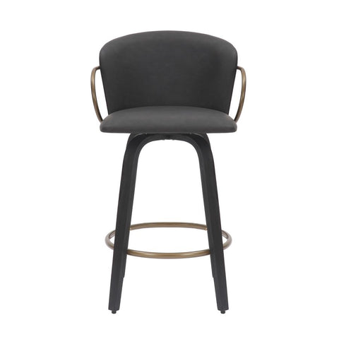 Lawson Charcoal -Counter Chair WW (Set Of Two)