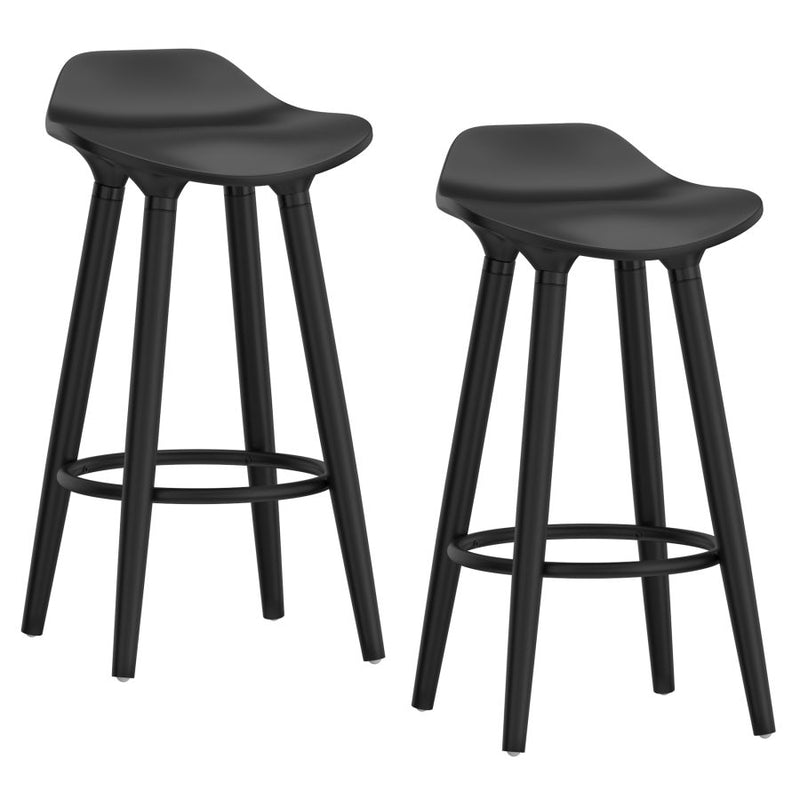 Trex Black- Counter Chair WW (Set Of Two)