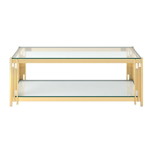 Estrel Rectangular Gold- Coffee Table WW