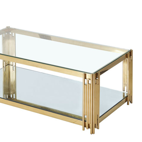 Estrel Rectangular Gold- Coffee Table WW