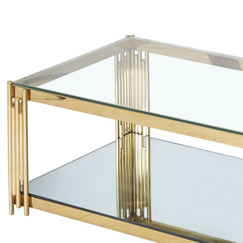 Estrel Rectangular Gold- Coffee Table WW