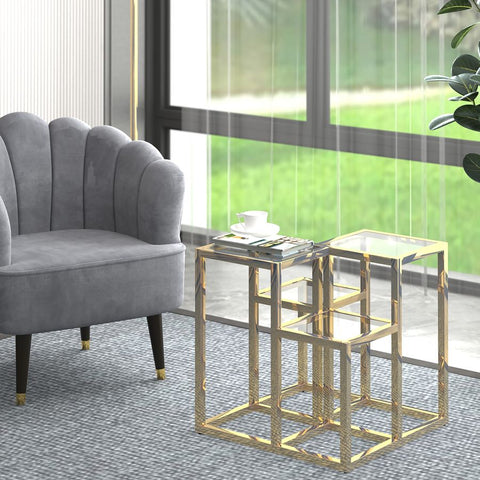 Casini Gold- End Table WW